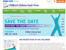 Tablet Screenshot of cdftexas.org